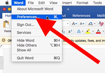 find design mode in word 2010 for mac